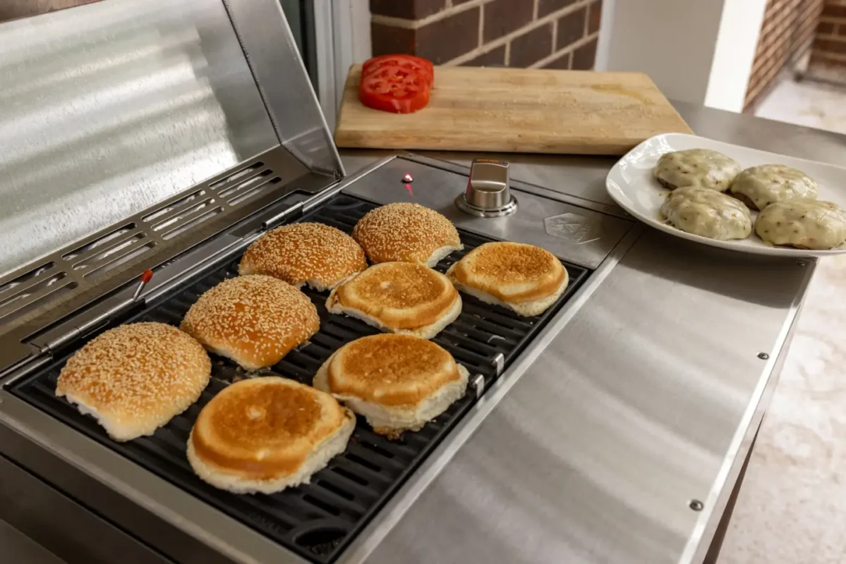 Kenyon Argentina Parrillas Eléctricas - Preparación de hamburguesas caseras