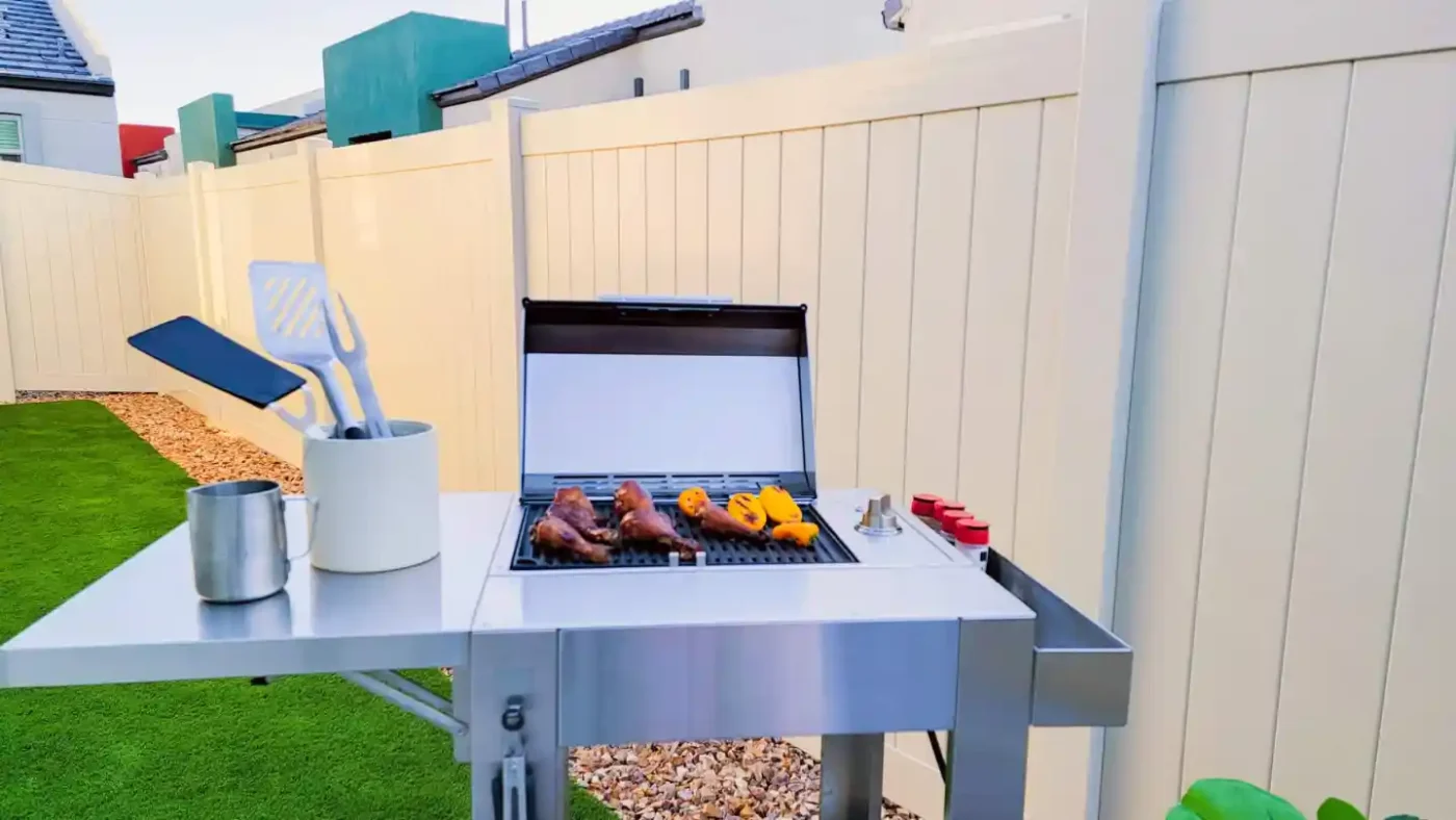 Kenyon Argentina Parrillas Eléctricas - Cocción de hamburguesas al aire libre