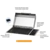 Kenyon Argentina Parrillas Eléctricas - Esquema explicativo Frontier Electric Grill intelliKEN Touch