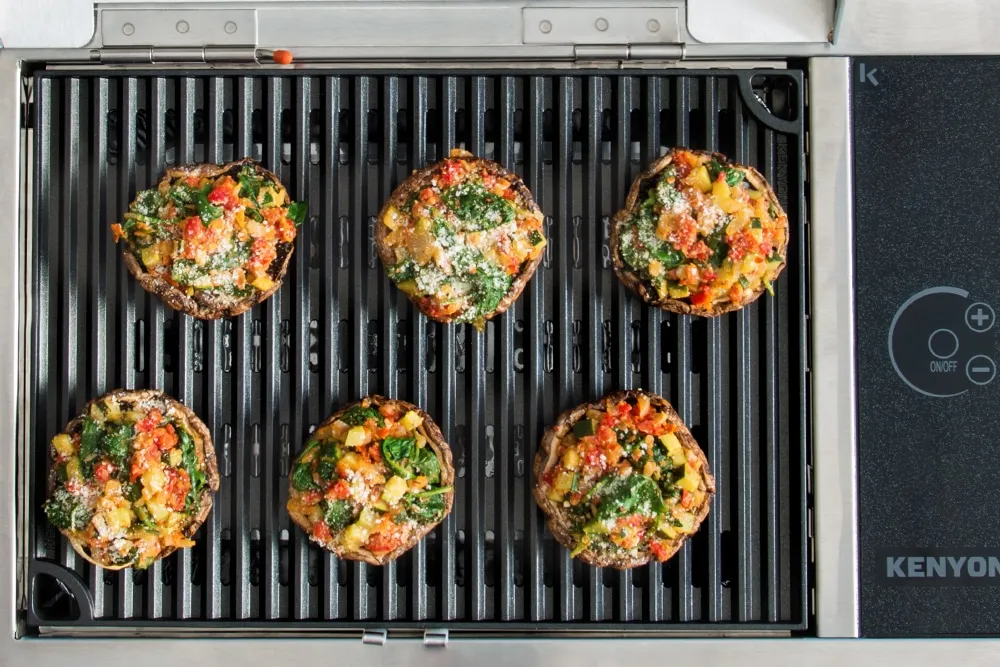 Kenyon Argentina Parrillas Eléctricas - Vegetales rellenos grillados