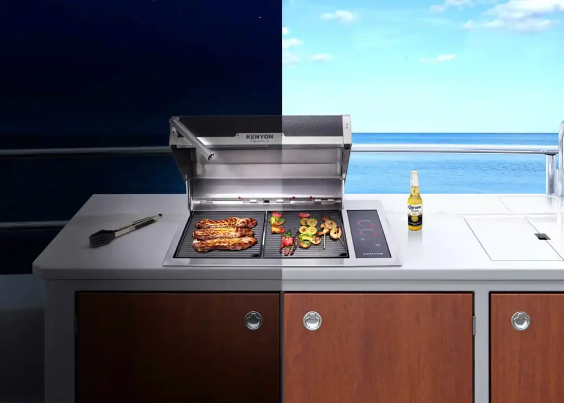 Kenyon Argentina Parrillas Eléctricas - Parrilla empotrada con vista al mar