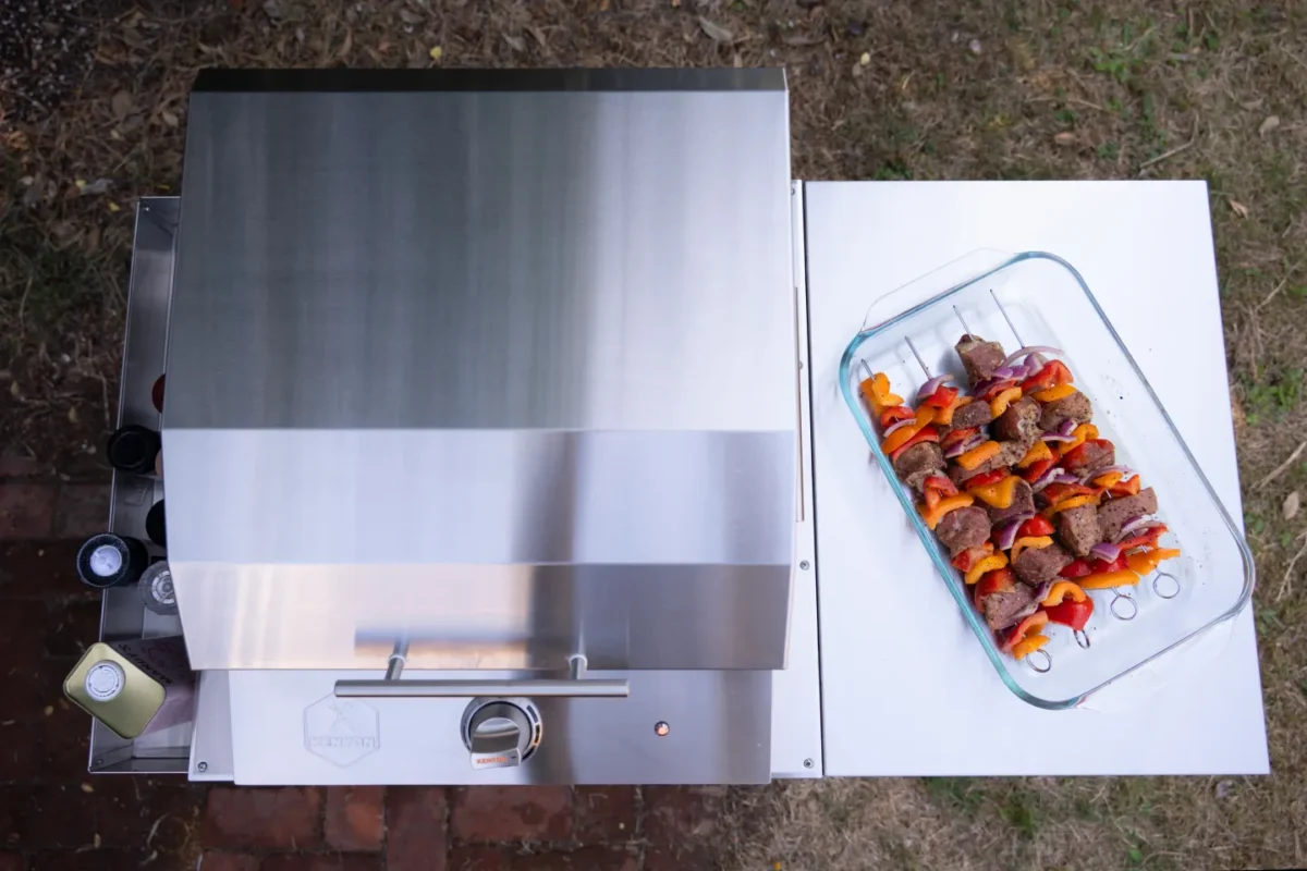 Kenyon Argentina Parrillas Eléctricas - Parrilla cerrada con vegetales