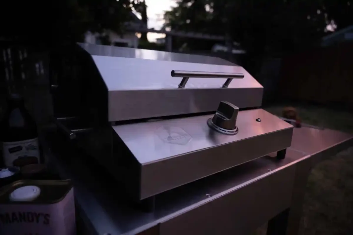 Kenyon Argentina Parrillas Eléctricas - Parrilla en uso nocturno