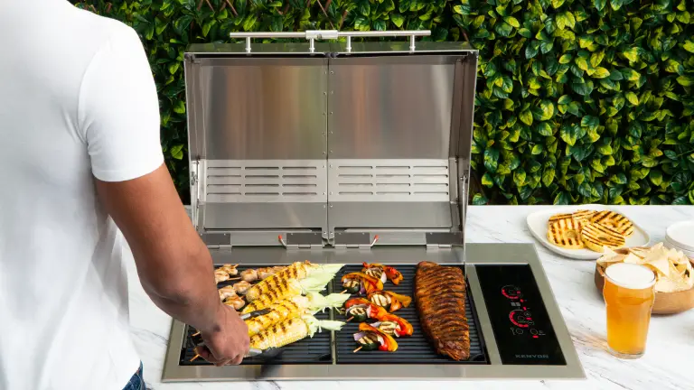 Kenyon Argentina Parrillas Eléctricas - Parrilla abierta en uso exterior