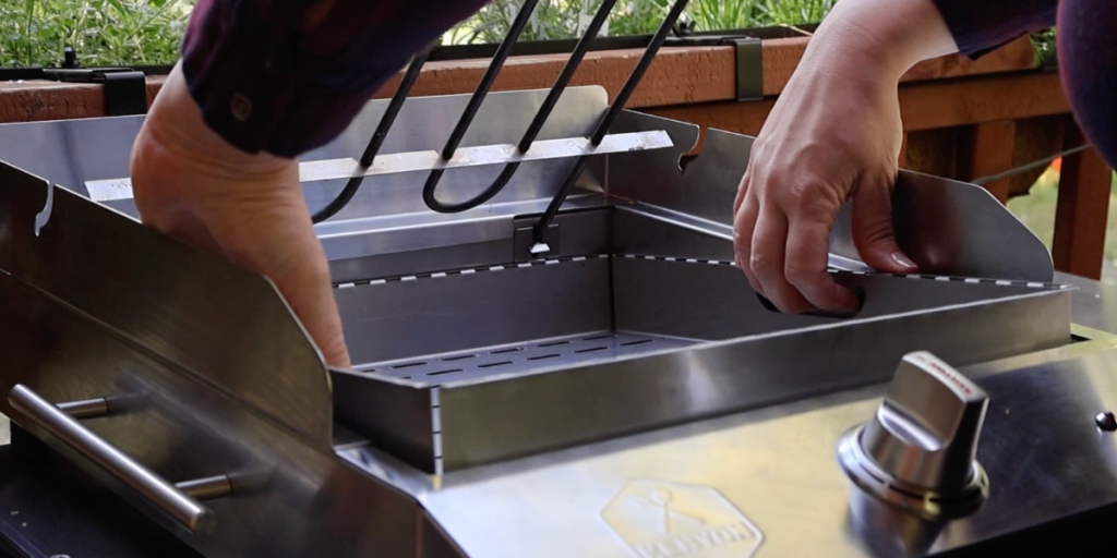 Kenyon Argentina Parrillas Eléctricas - Retiro de piezas internas de la parrilla G2