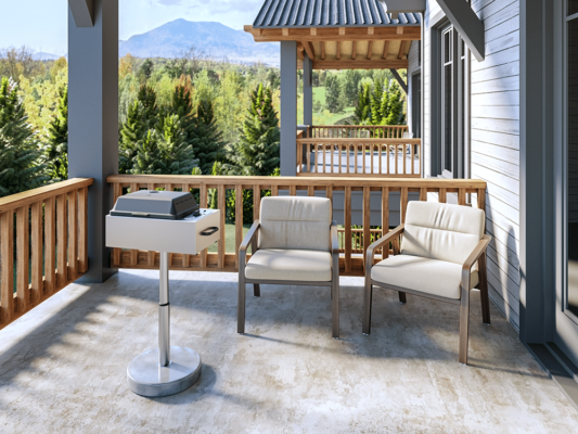 Kenyon Argentina parrillas electricas portables en balcon