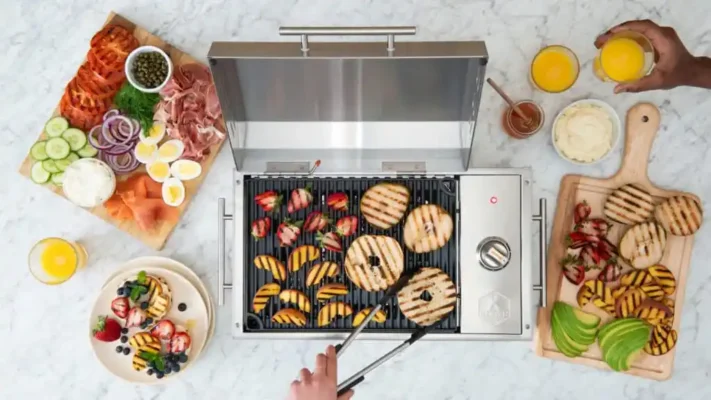 Kenyon Argentina parrillas electricas portables Grilled-Bagel-Breakfast-Toasts