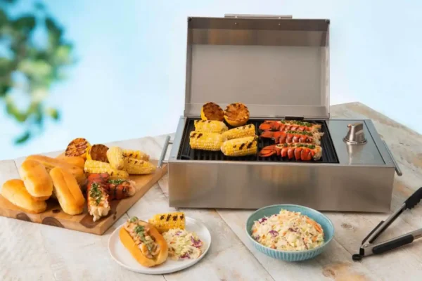 Kenyon Argentina parrillas electricas portables Grilled-Lobster-Tails-with-Garlic-Herb-Butter