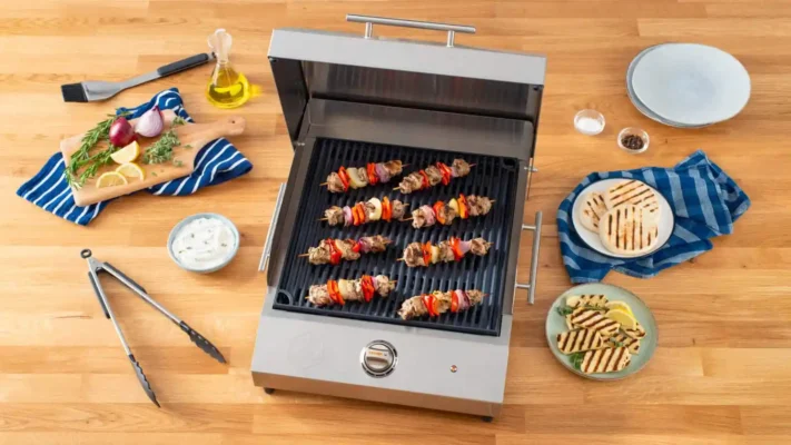 Kenyon Argentina parrillas electricas portables Grilled-lamb-kebabs