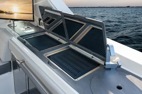 Kenyon Argentina parrillas eléctricas empotrables - Parrilla doble en barco