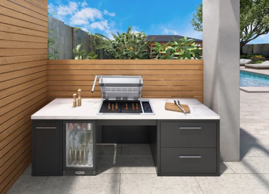 Kenyon Argentina parrillas eléctricas empotrables - Asado al aire libre en terraza