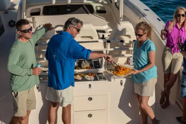 Kenyon Argentina parrillas eléctricas empotrables - Compartiendo en familia en la cubierta