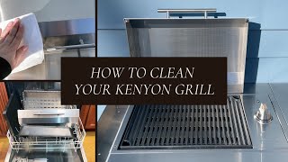 Kenyon Argentina parrillas eléctricas empotrables - Guía de limpieza