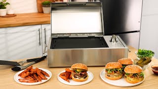 Kenyon Argentina parrillas eléctrica - Parrilla en cocina interior