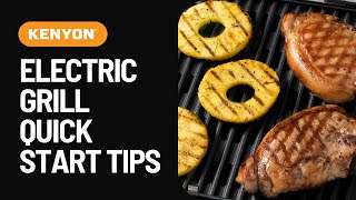 Kenyon Argentina parrillas eléctricas portátiles - Consejos rápidos de asado