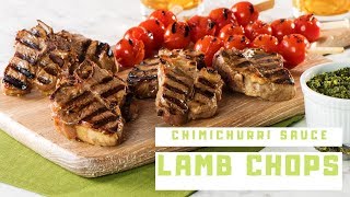 Kenyon Argentina parrillas eléctricas - Costillas de cordero con chimichurri