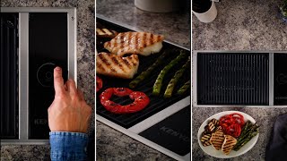 Kenyon Argentina parrillas eléctricas empotrables - Carne y vegetales a la parrilla