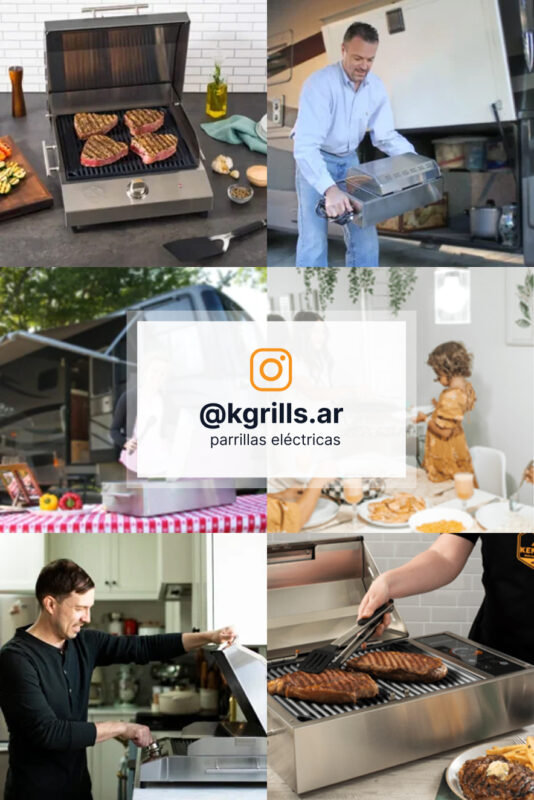 Kenyon Argentina Parrillas Eléctricas - Instagram @kgrills.ar