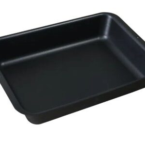 Bandeja de goteo reutilizable revestida.